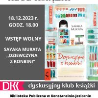 Dyskusyjny Klub Książki w filii w Skolimowie - 18.12.2023 r.