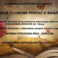 Konkurs plastyczny "Moja ulubiona postać z książki"