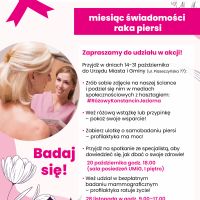 Różowy Październik w Konstancinie-Jeziornie