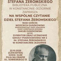 Rok Stefana Żeromskiego – wspólne czytanie w bibliotece