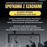 Spotkania z szachami - zajęcia cykliczne w filii w Skolimowie 06, 13, 20, 27 października