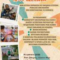 Biblioteka na Dniach Konstancina 2026!