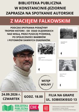 Spotkanie autorskie z Maciejem Falkowskim