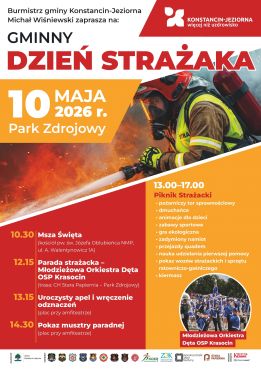 Gminne obchody Dnia Strażaka już 10 maja!